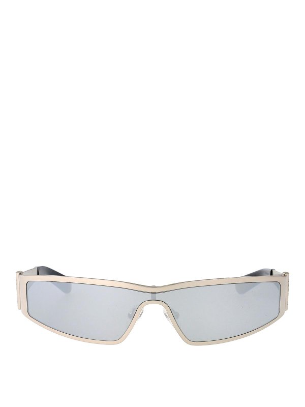 ALEXANDER MCQUEEN: サングラス - サングラス - 銀