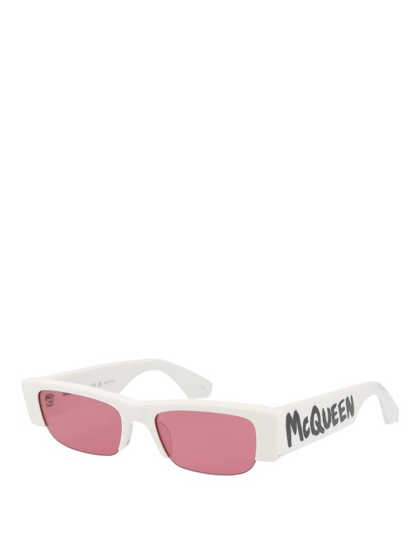 ALEXANDER MCQUEEN: Sonnenbrillen online - Sonnenbrille - Weiß