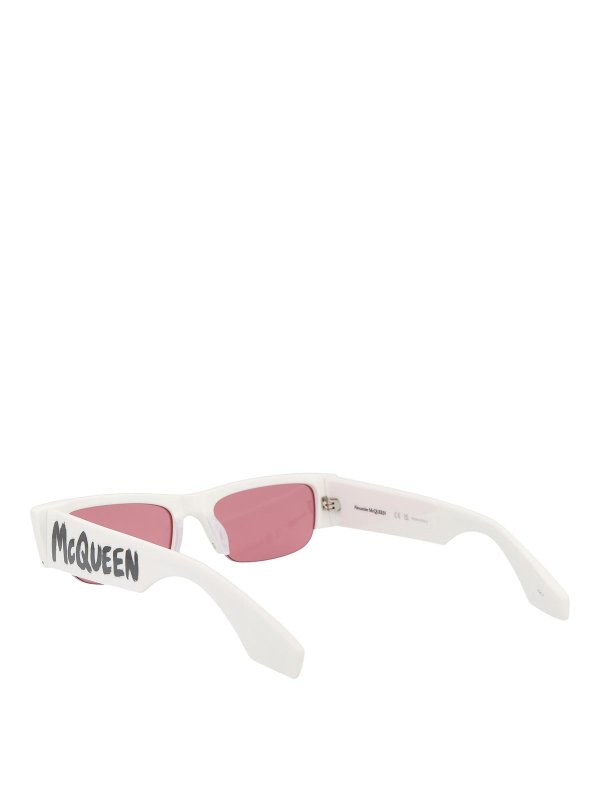 Sonnenbrille - Weiß shop online: ALEXANDER MCQUEEN