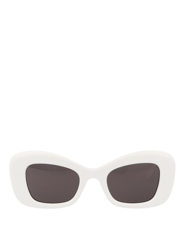 ALEXANDER MCQUEEN: Sonnenbrillen - Sonnenbrille - Weiß