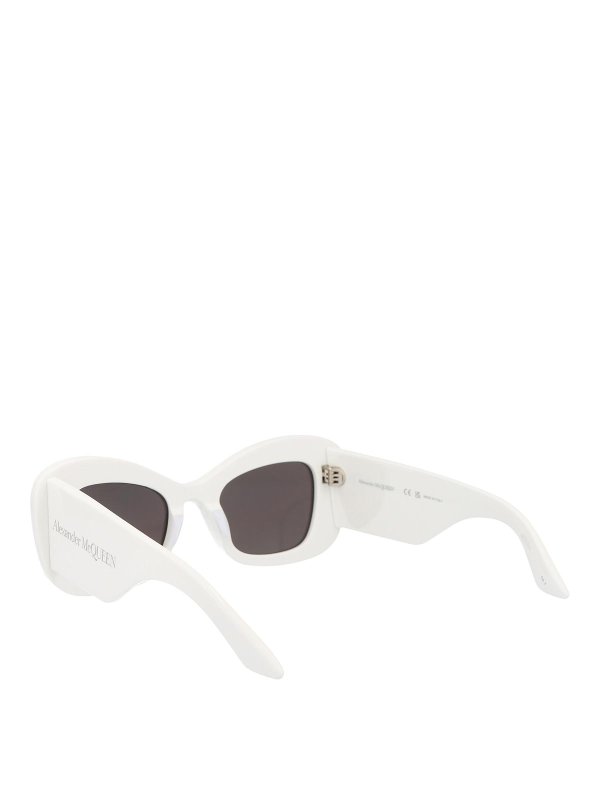 Sonnenbrille - Weiß shop online: ALEXANDER MCQUEEN