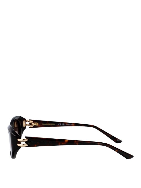 The Best Shops ALEXANDER MCQUEEN: Sonnenbrillen - Sonnenbrille - Braun
