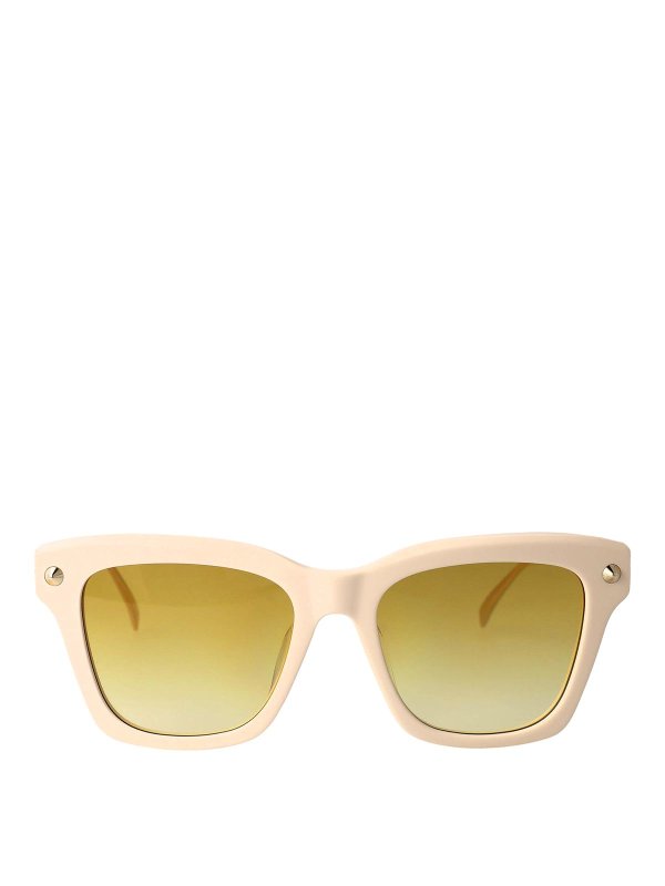 ALEXANDER MCQUEEN: Gafas de sol - Gafas De Sol - Blanco