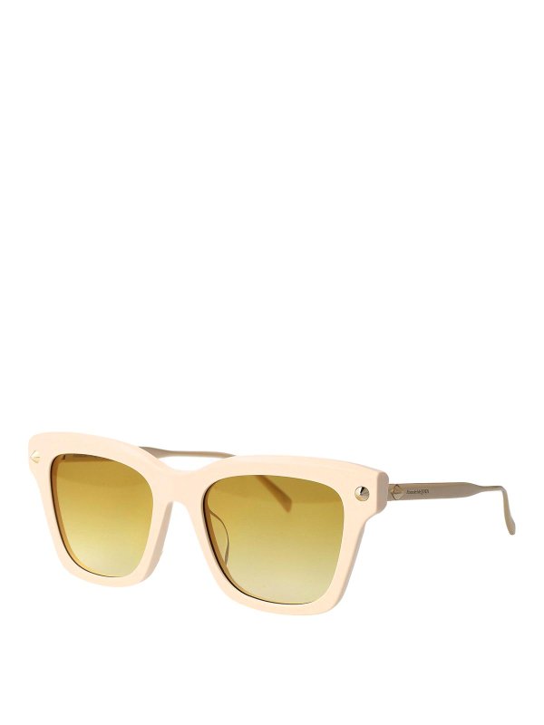 ALEXANDER MCQUEEN: Gafas de sol online - Gafas De Sol - Blanco