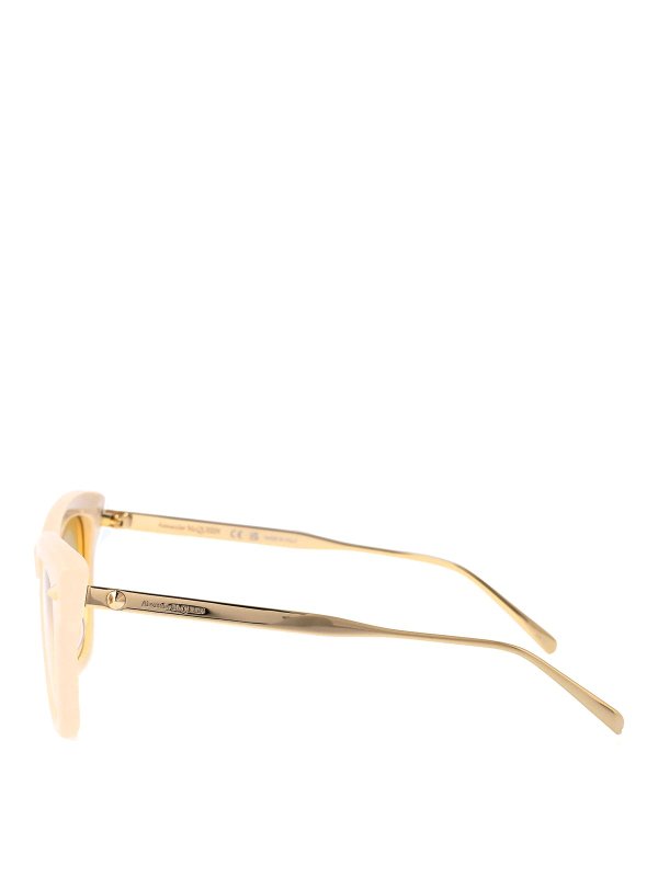 The Best Shops ALEXANDER MCQUEEN: Gafas de sol - Gafas De Sol - Blanco