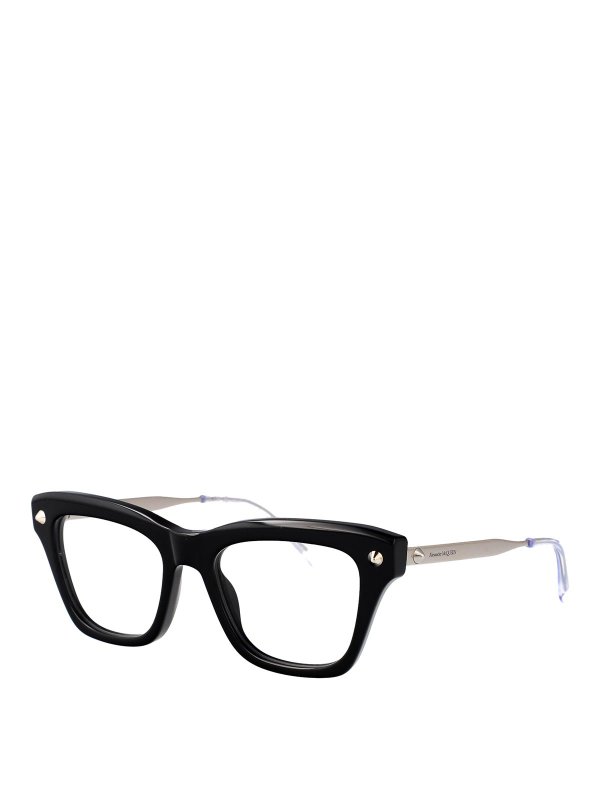 ALEXANDER MCQUEEN: Lunettes de soleil online - Lunettes De Soleil - Noir