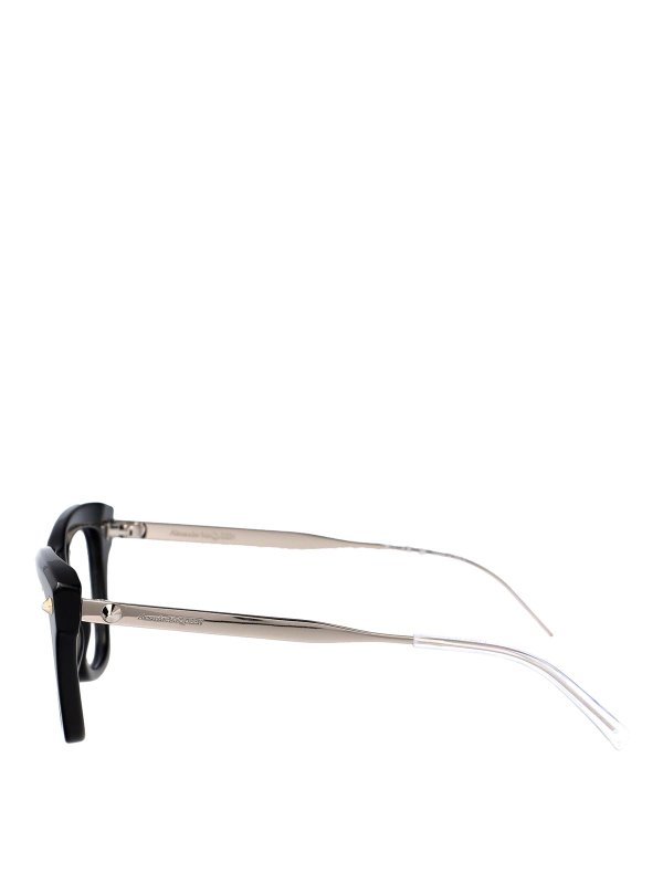 The Best Shops ALEXANDER MCQUEEN: Lunettes de soleil - Lunettes De Soleil - Noir