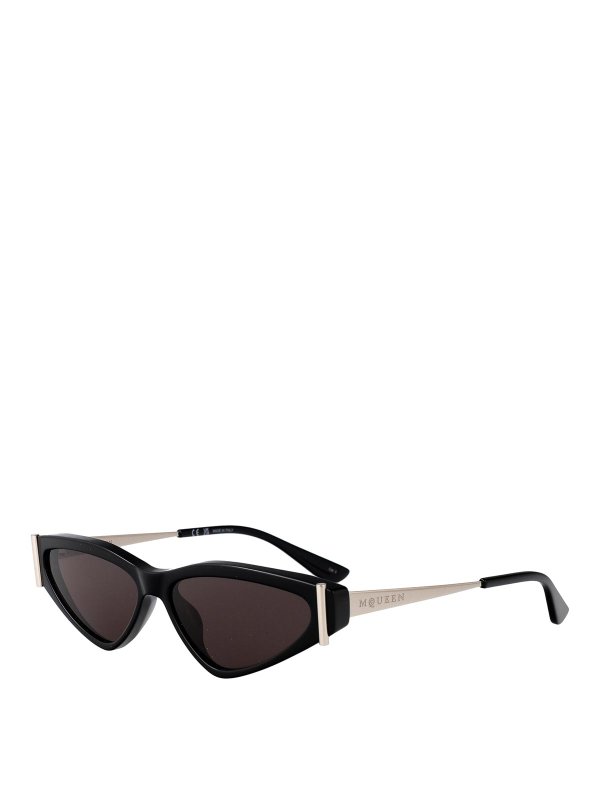 ALEXANDER MCQUEEN: Lunettes de soleil online - Lunettes De Soleil - Noir