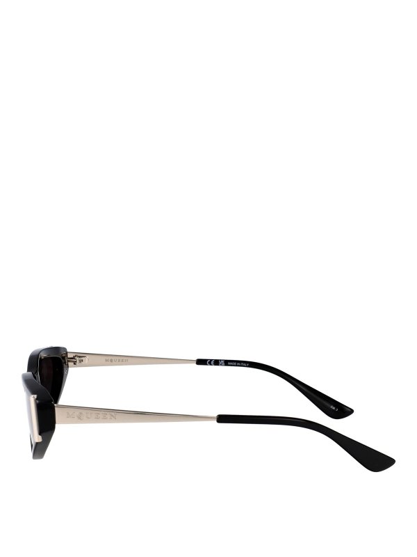 The Best Shops ALEXANDER MCQUEEN: Lunettes de soleil - Lunettes De Soleil - Noir