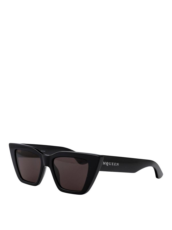 ALEXANDER MCQUEEN: Lunettes de soleil online - Lunettes De Soleil - Noir