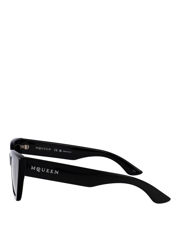 The Best Shops ALEXANDER MCQUEEN: Lunettes de soleil - Lunettes De Soleil - Noir