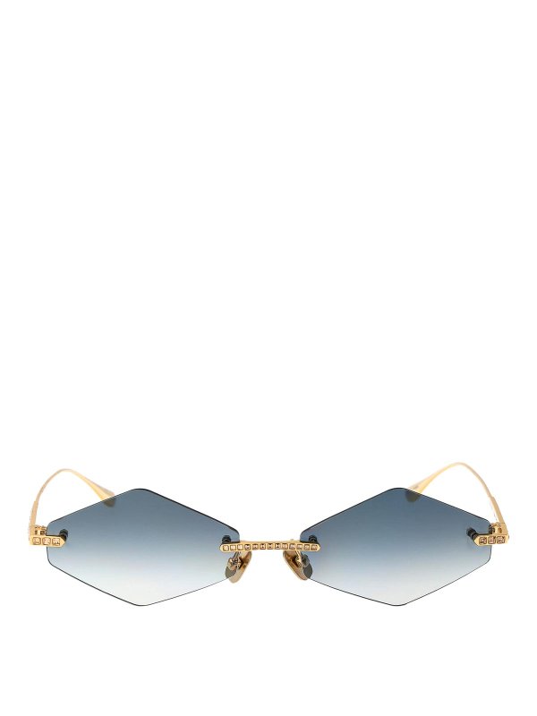 ANNA-KARIN KARLSSON: occhiali da sole - Occhiali da sole a triangolo cristallino