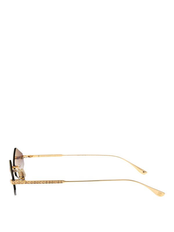 The Best Shops ANNA-KARIN KARLSSON: occhiali da sole - Occhiali da sole a triangolo cristallino