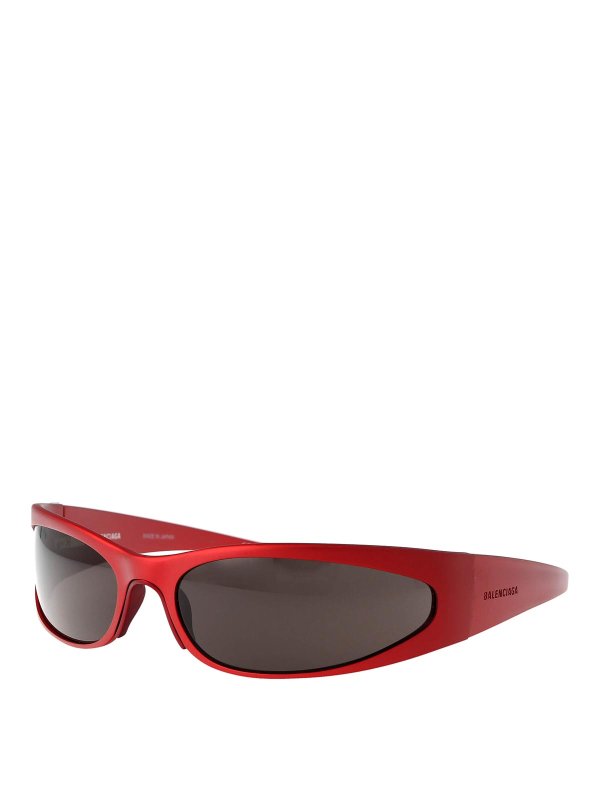 BALENCIAGA: Lunettes de soleil online - Lunettes De Soleil - Rouge