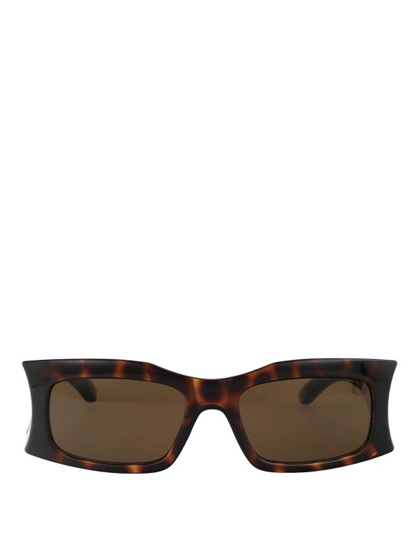 BALENCIAGA: サングラス - サングラス - ブラウン