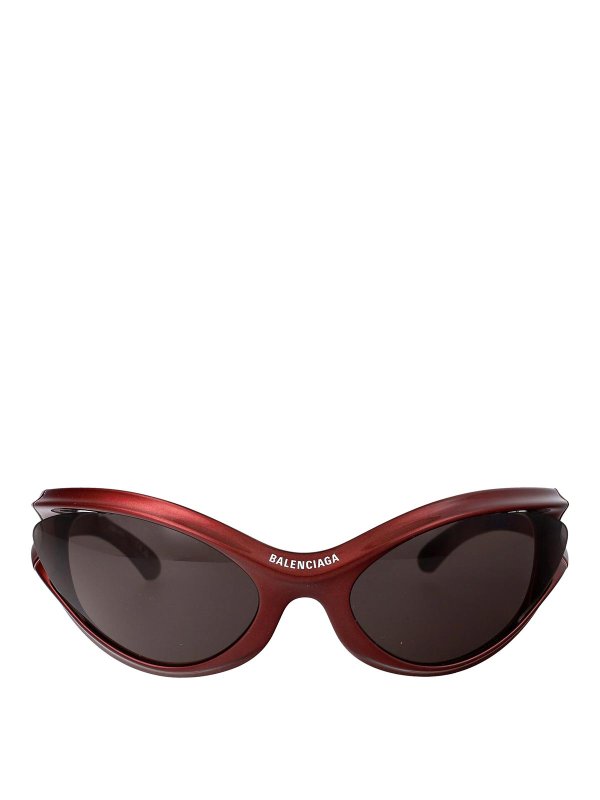 BALENCIAGA: Sonnenbrillen - Sonnenbrille - Bordeaux
