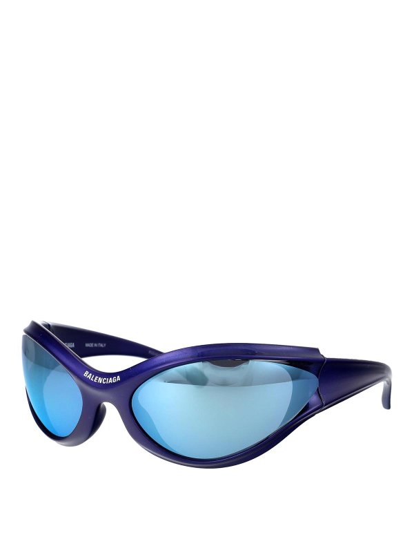BALENCIAGA: サングラス online - サングラス - ブルー