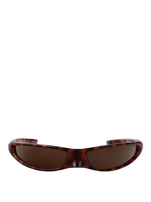 BALENCIAGA: サングラス - サングラス - ブラウン