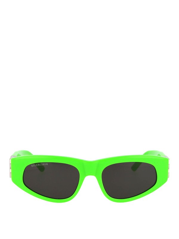 BALENCIAGA: サングラス - サングラス - 緑