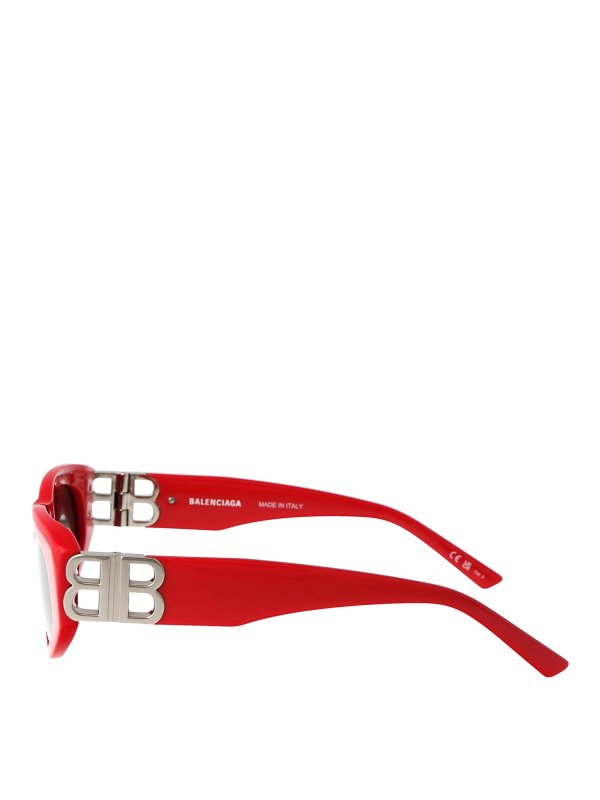 The Best Shops BALENCIAGA: サングラス - サングラス - 赤