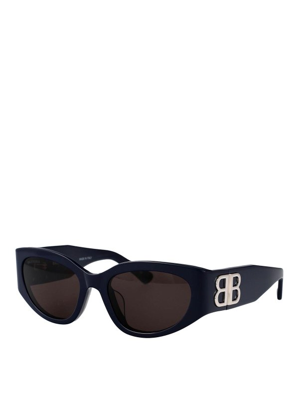 BALENCIAGA: サングラス online - サングラス - ブルー