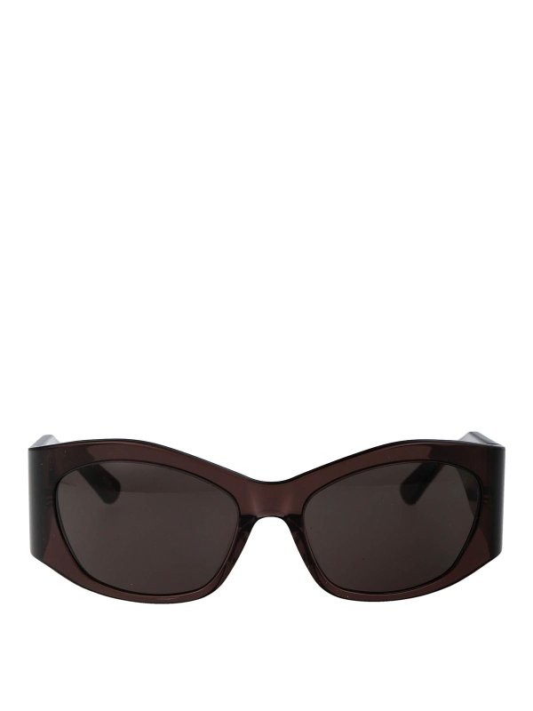 BALENCIAGA: Lunettes de soleil - Lunettes De Soleil - Marron