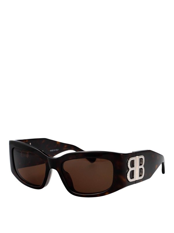 BALENCIAGA: サングラス online - サングラス - ブラウン