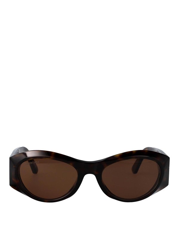 BALENCIAGA: Lunettes de soleil - Lunettes De Soleil - Marron