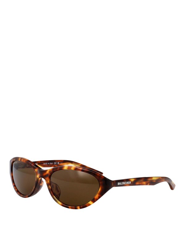 BALENCIAGA: Lunettes de soleil online - Lunettes De Soleil - Marron