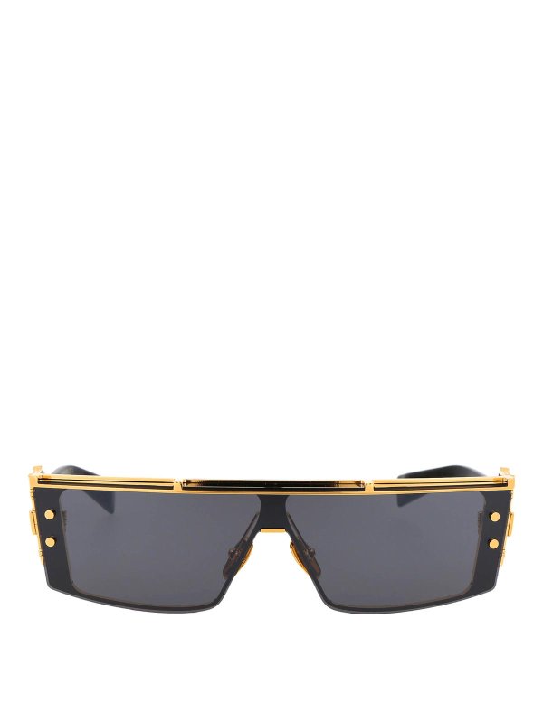 Balmain: Lunettes de soleil - Lunettes De Soleil - Or