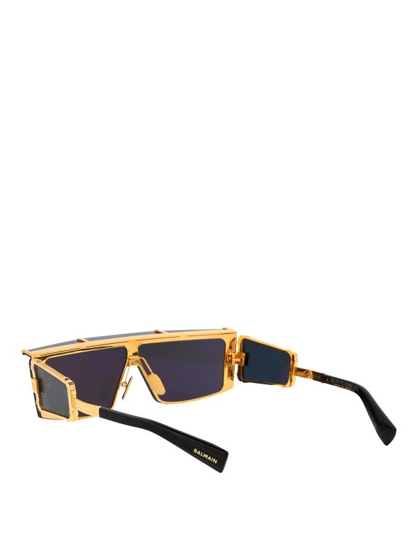 Lunettes De Soleil - Or shop online: Balmain