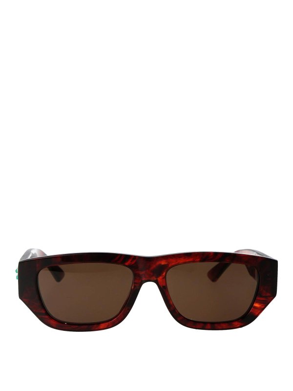 BOTTEGA VENETA: サングラス - サングラス - ブラウン