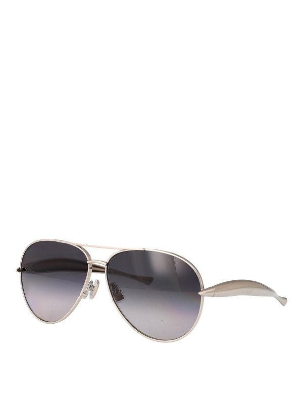 BOTTEGA VENETA: Sonnenbrillen online - Sonnenbrille - Silber