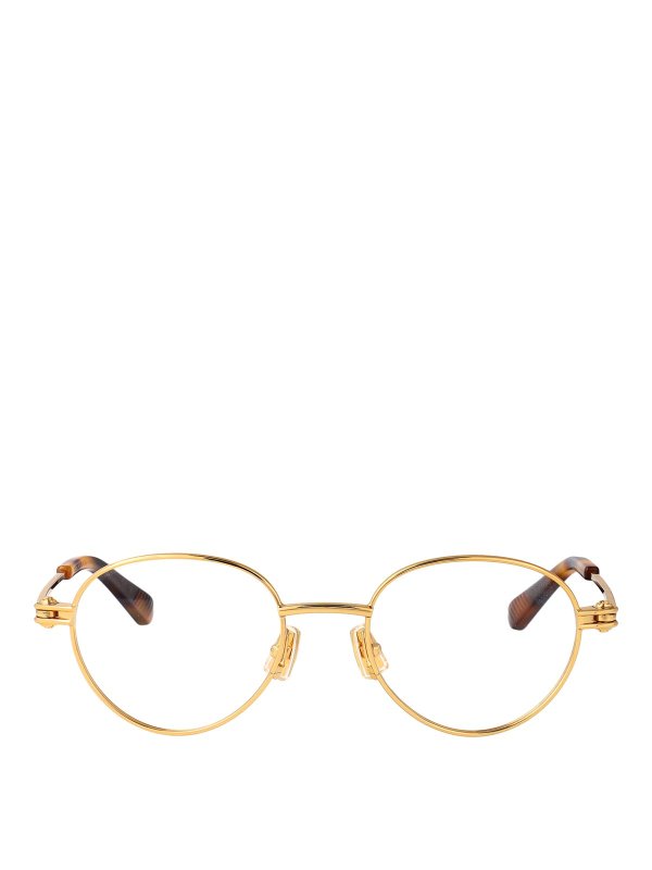 BOTTEGA VENETA: Sonnenbrillen - Sonnenbrille - Gold
