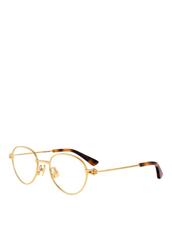 BOTTEGA VENETA: Sonnenbrillen online - Sonnenbrille - Gold
