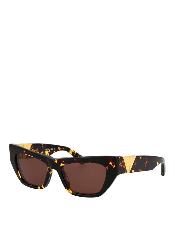 BOTTEGA VENETA: サングラス online - サングラス - ブラウン