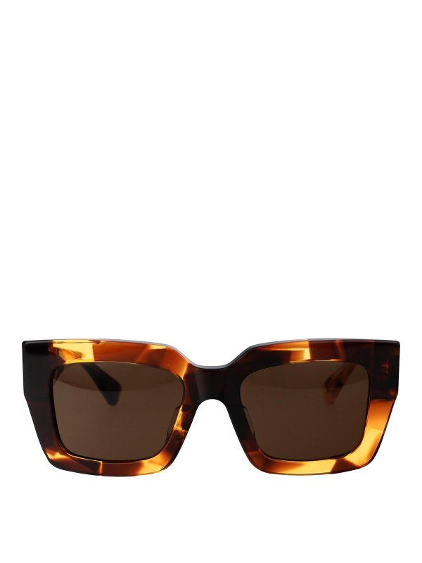 BOTTEGA VENETA: サングラス - サングラス - ブラウン