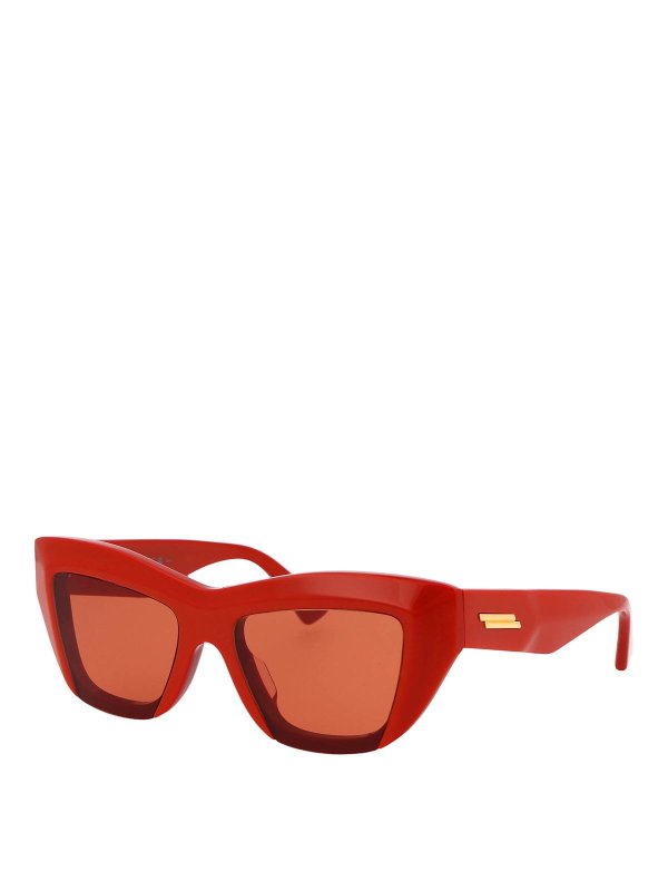 BOTTEGA VENETA: サングラス online - サングラス - オレンジ