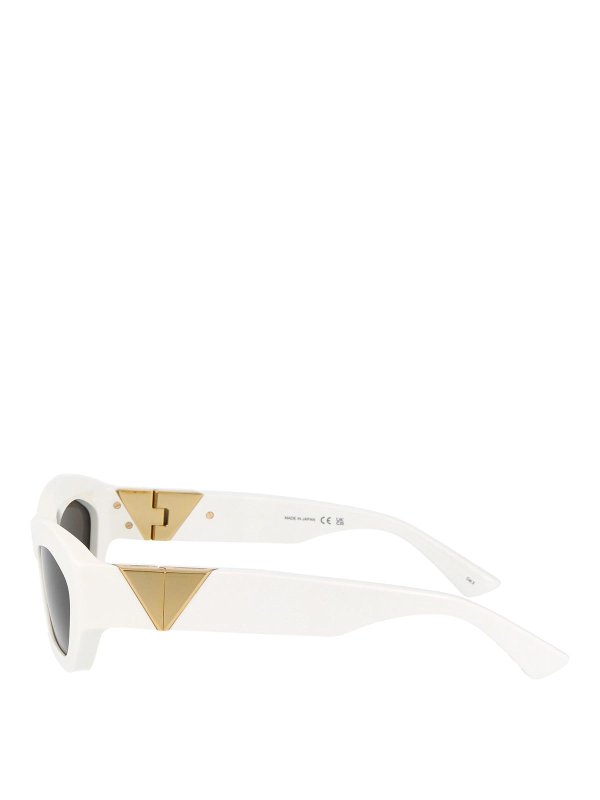 The Best Shops BOTTEGA VENETA: Sonnenbrillen - Sonnenbrille - Weiß