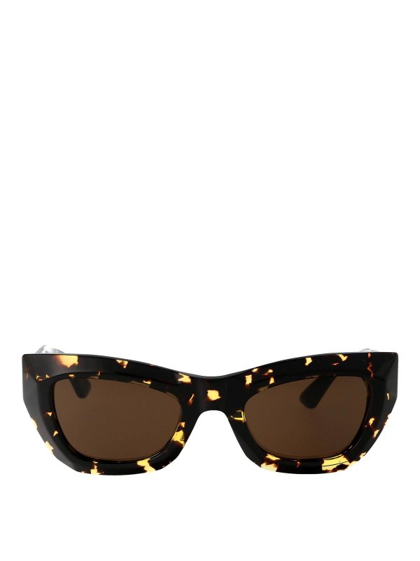 BOTTEGA VENETA: Lunettes de soleil - Lunettes De Soleil - Marron