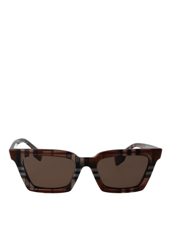 BURBERRY: サングラス - サングラス - ブラウン