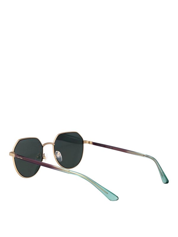 Lunettes De Soleil - Or shop online: CALVIN KLEIN