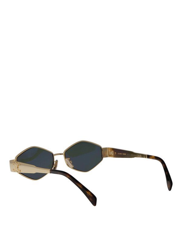 Occhiali da sole a trionfo di metallo shop online: CELINE