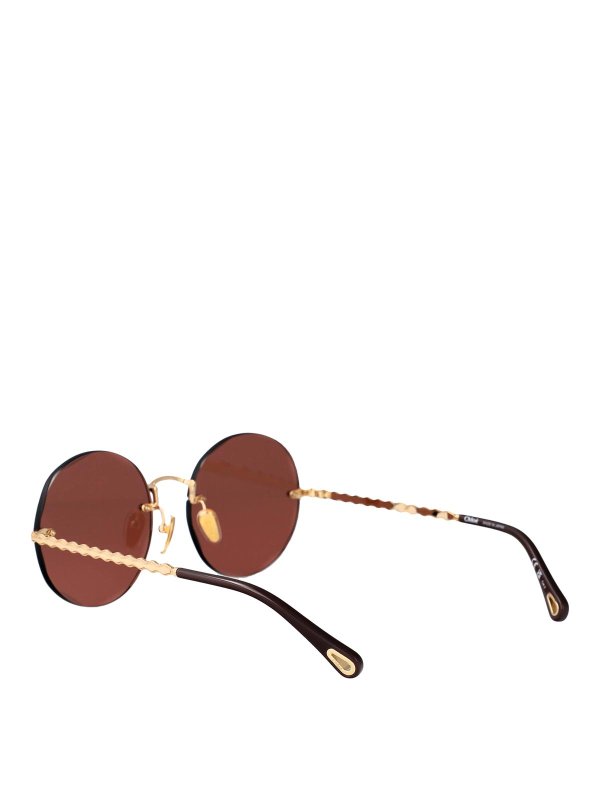 サングラス - 金 shop online: CHLOE