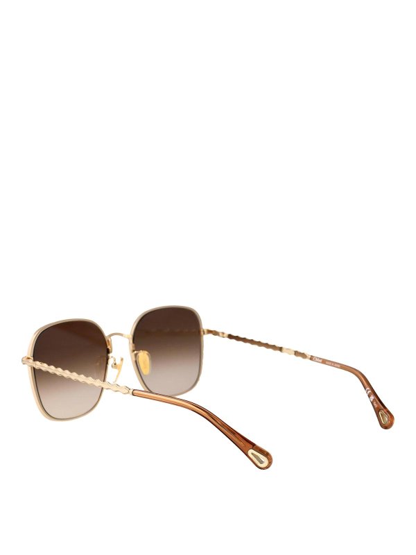 サングラス - 金 shop online: CHLOE