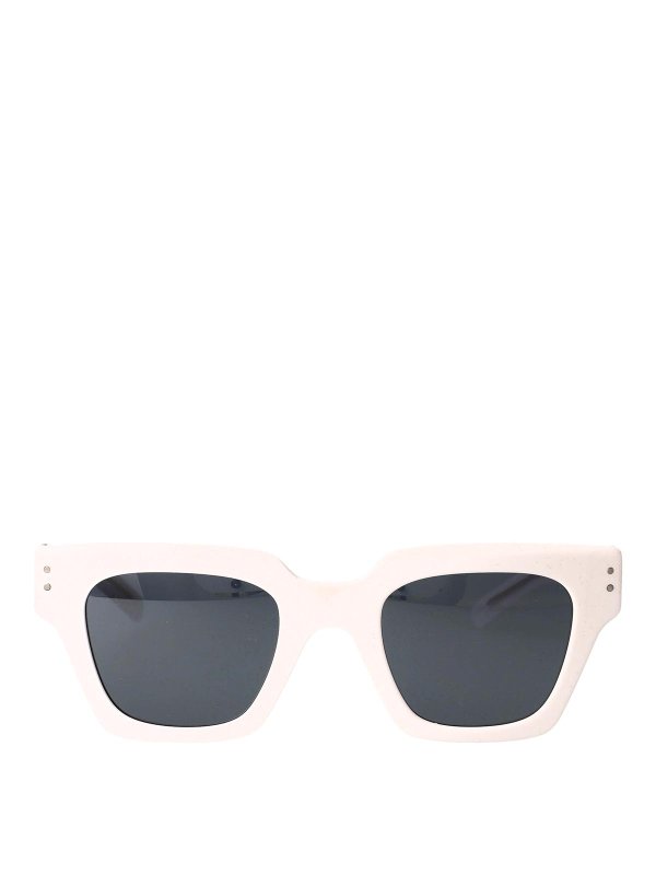 DOLCE & GABBANA: Sonnenbrillen - Sonnenbrille - Weiß