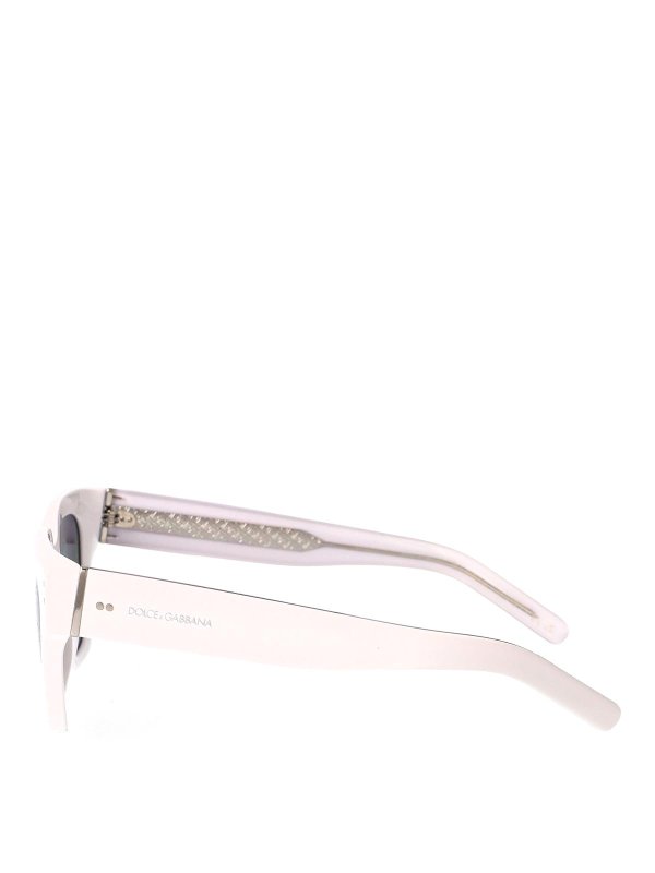 The Best Shops DOLCE & GABBANA: Sonnenbrillen - Sonnenbrille - Weiß