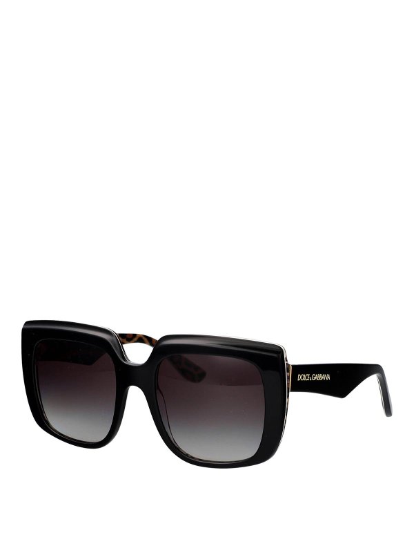 DOLCE & GABBANA: Lunettes de soleil online - Lunettes De Soleil - Noir