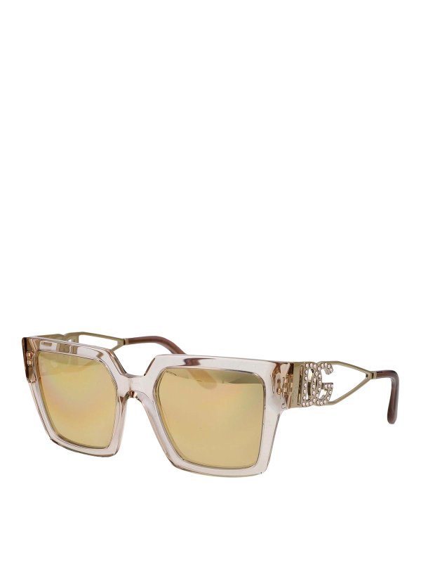DOLCE & GABBANA: Lunettes de soleil online - Lunettes De Soleil - Marron