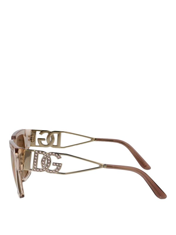 The Best Shops DOLCE & GABBANA: Lunettes de soleil - Lunettes De Soleil - Marron